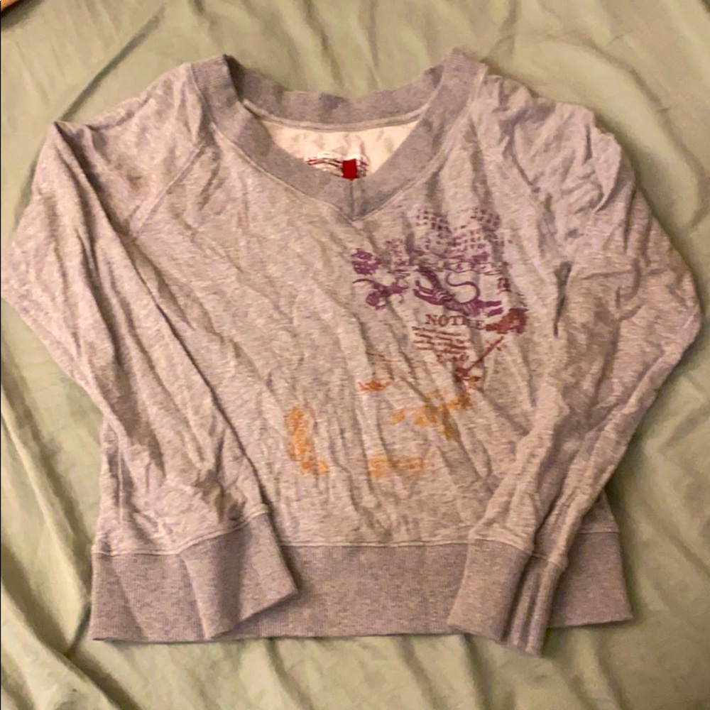 🧥Tough Jeansmith gray sweatshirt rare!  Size S